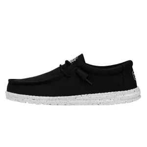 'Hey Dude' Men's Wally Slub Canvas - Black