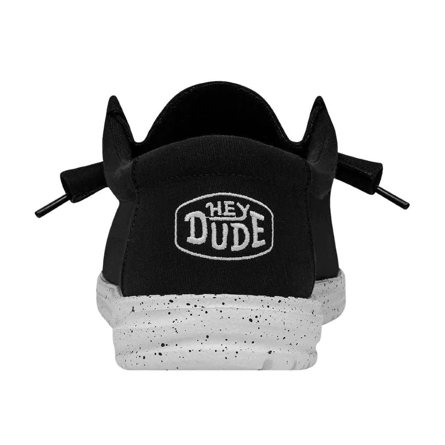 'Hey Dude' Men's Wally Slub Canvas - Black