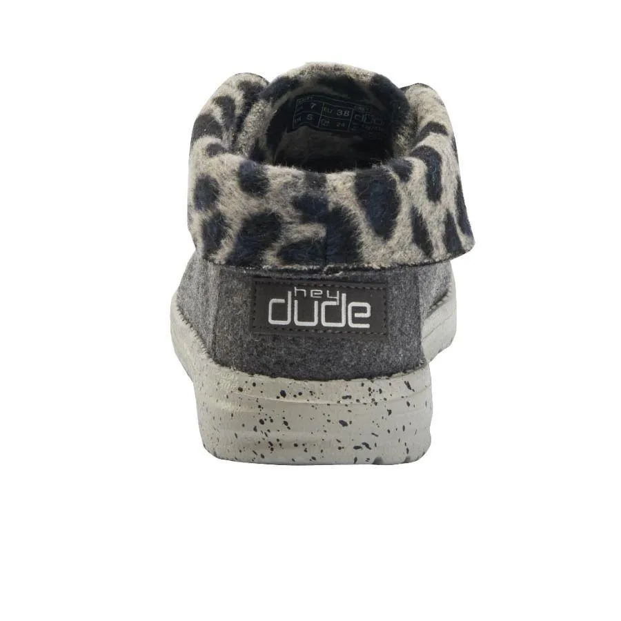 'Hey Dude' Women's Britt Cheetah - Grey