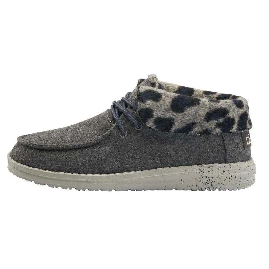 'Hey Dude' Women's Britt Cheetah - Grey