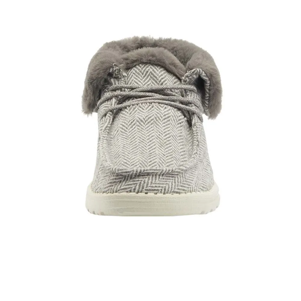 'Hey Dude' Women's Britt - Herringbone Grey