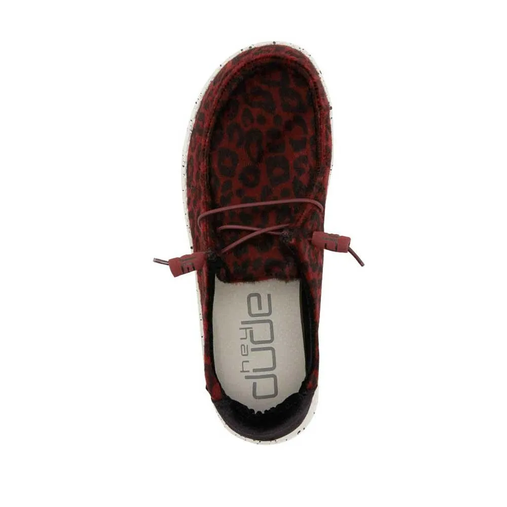 'Hey Dude' Women's Wendy Jungle - Scarlet Leopard