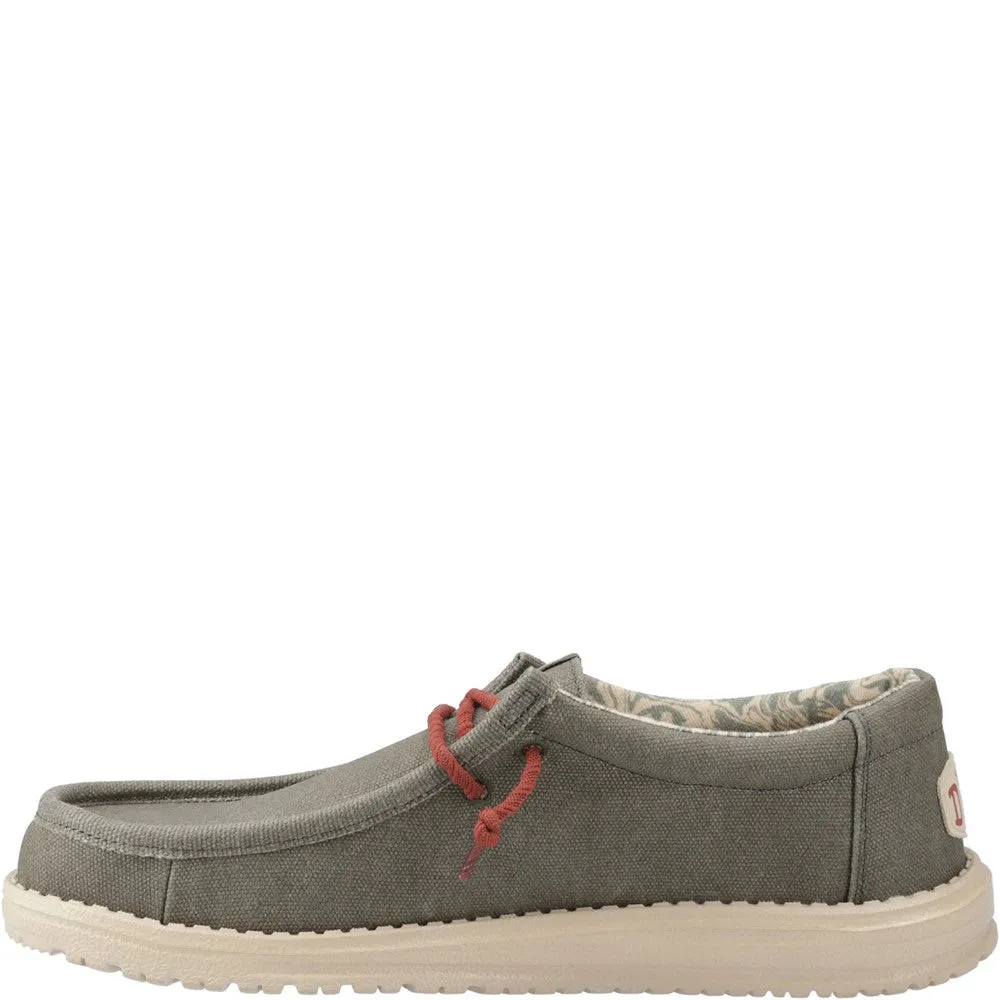 HEYDUDE Wally Waxed Canvas Shoes