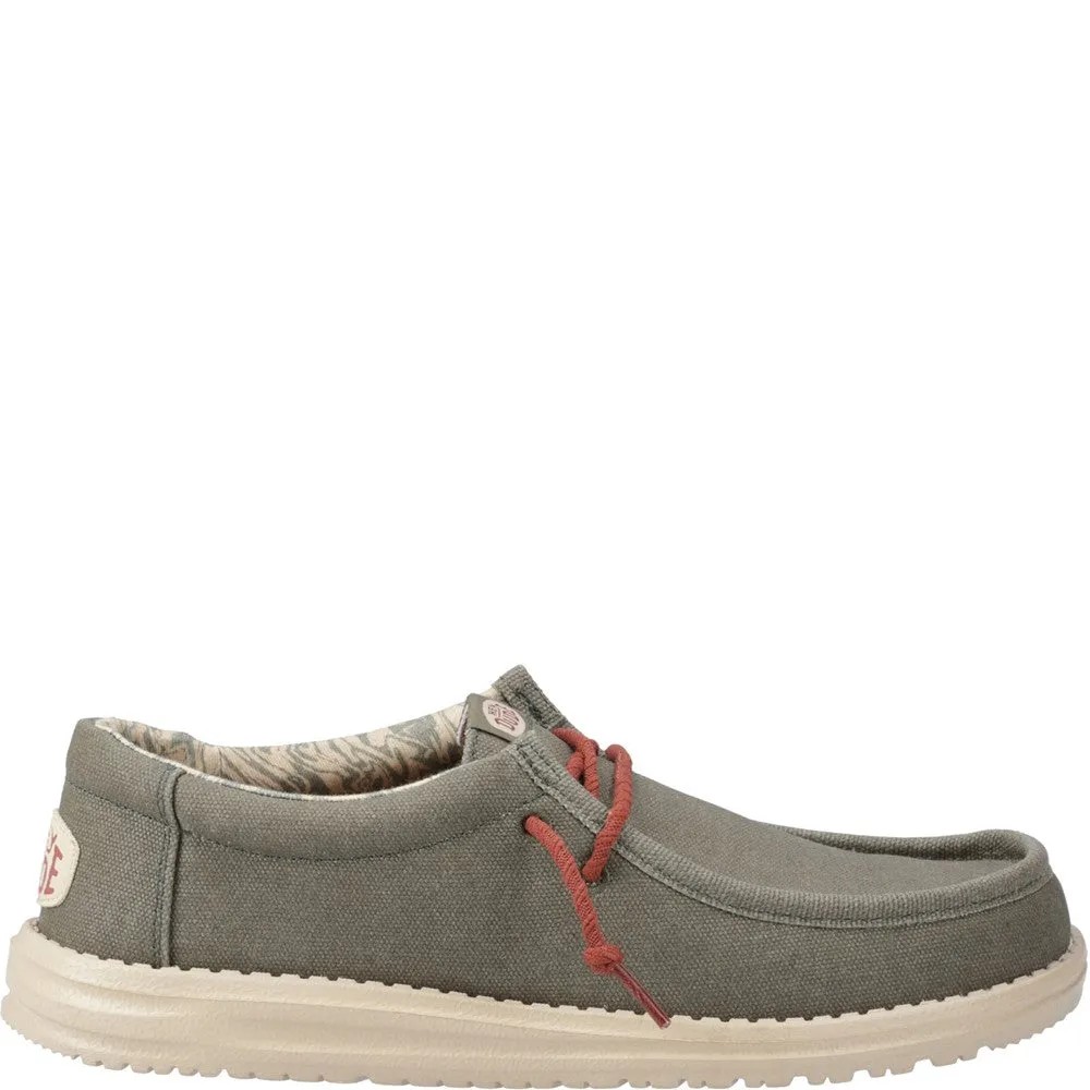 HEYDUDE Wally Waxed Canvas Shoes