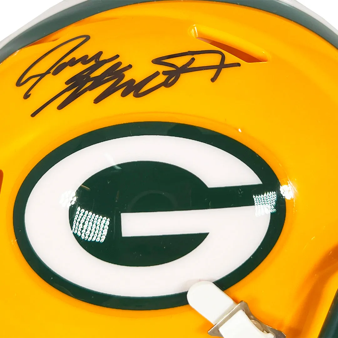 Jace Sternberger Signed Green Bay Packers Speed Mini Football Helmet (Beckett)