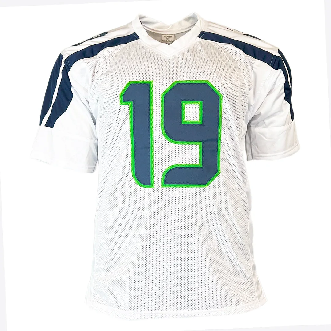 Jake Bobo Signed Seattle White Football Jersey (JSA)