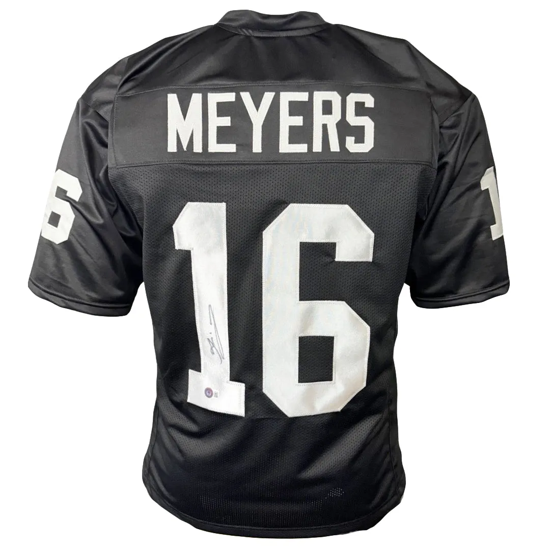 Jakobi Meyers Signed Las Vegas Black Football Jersey (Beckett)