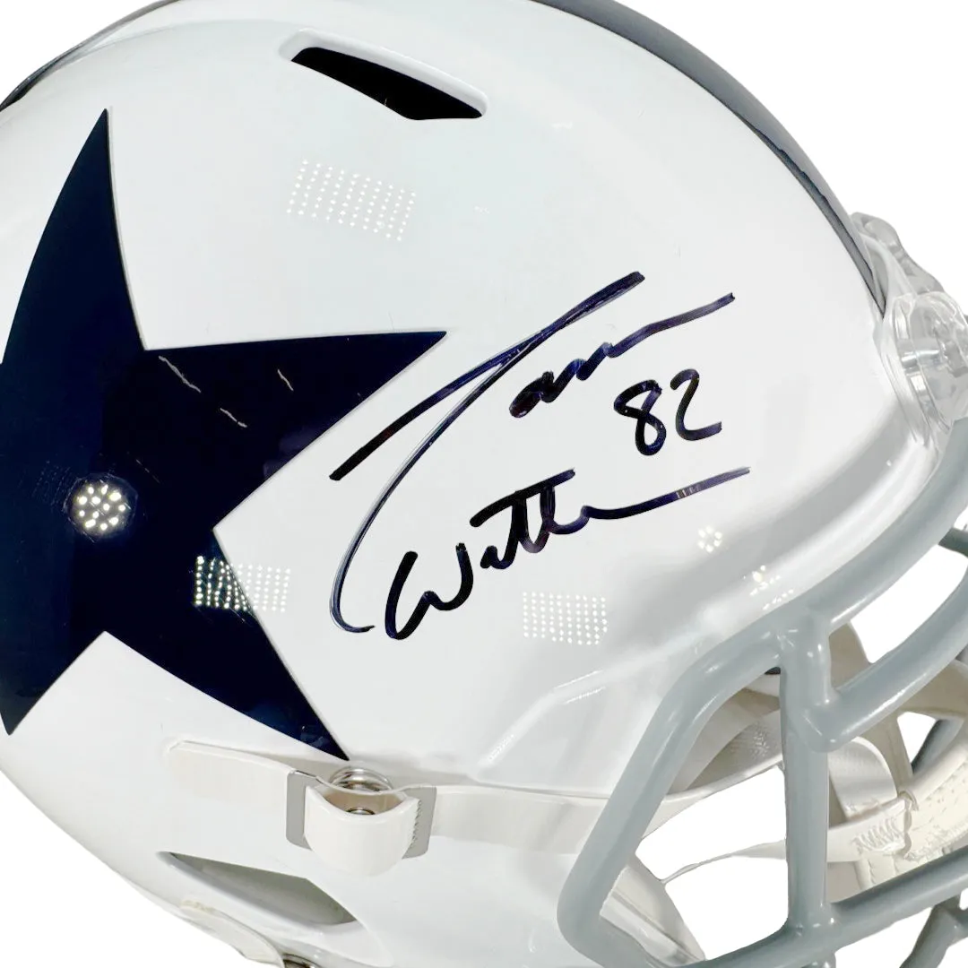 Jason Witten Signed Dallas Cowboys 1960-63 Throwback Speed Full-Size Replica Football Helmet (Beckett)