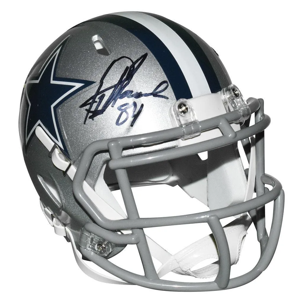 Jay Novacek Signed Dallas Cowboys Speed Mini Football Helmet (JSA)