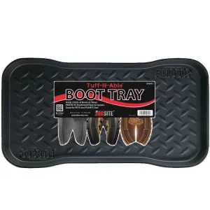 JobSite Heavy Duty Boot Tray, Multi-Purpose for Shoes, Pets, Garden - 15 x 28 Inch