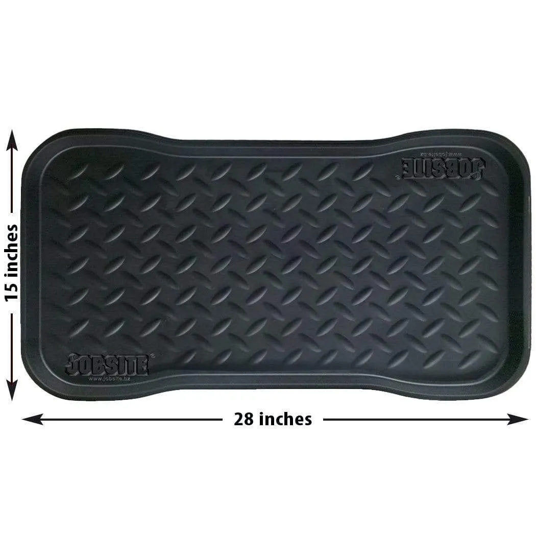 JobSite Heavy Duty Boot Tray, Multi-Purpose for Shoes, Pets, Garden - 15 x 28 Inch