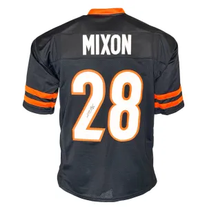 Joe Mixon Signed Cincinnati Black With Orange Trim Football Jersey (JSA)