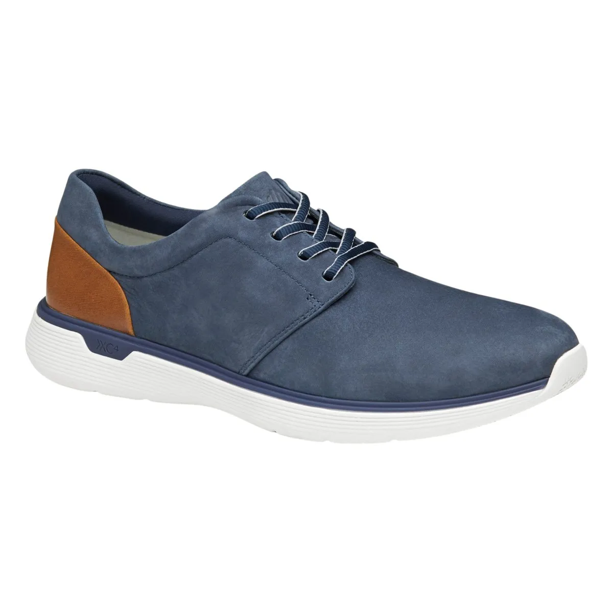 Johnston & Murphy Men's XC4 Prentiss 2.0 Navy Waterproof Tumbled Nubuck