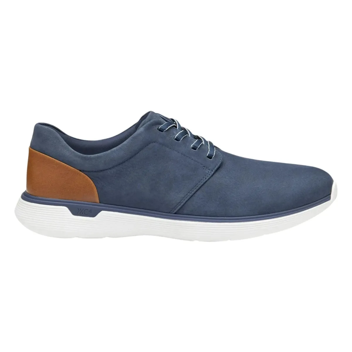 Johnston & Murphy Men's XC4 Prentiss 2.0 Navy Waterproof Tumbled Nubuck