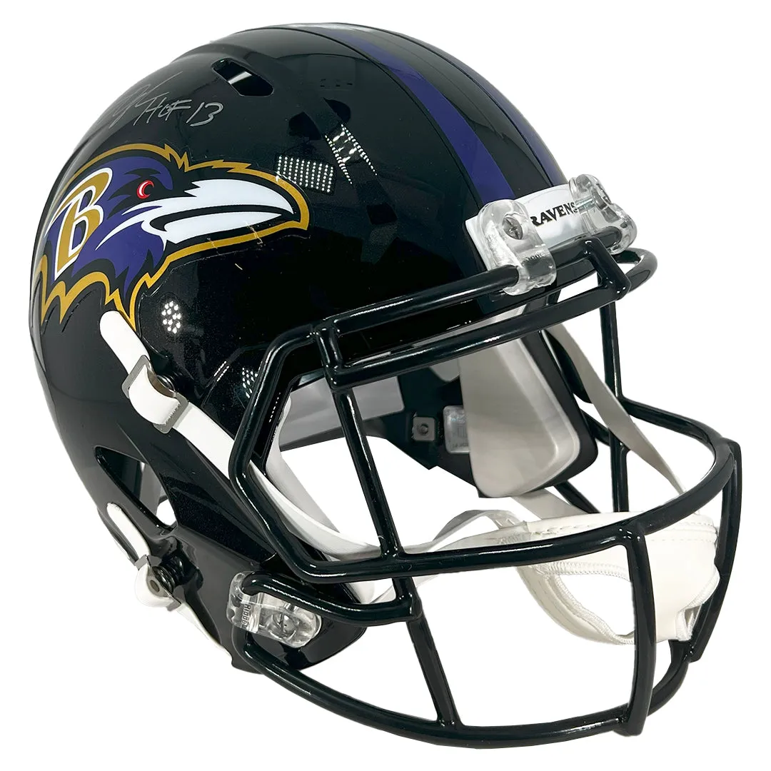 Jonathan Ogden Signed Baltimore Ravens Speed Full-Size Replica Football Helmet (JSA)