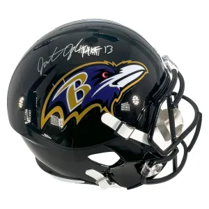 Jonathan Ogden Signed Baltimore Ravens Speed Full-Size Replica Football Helmet (JSA)