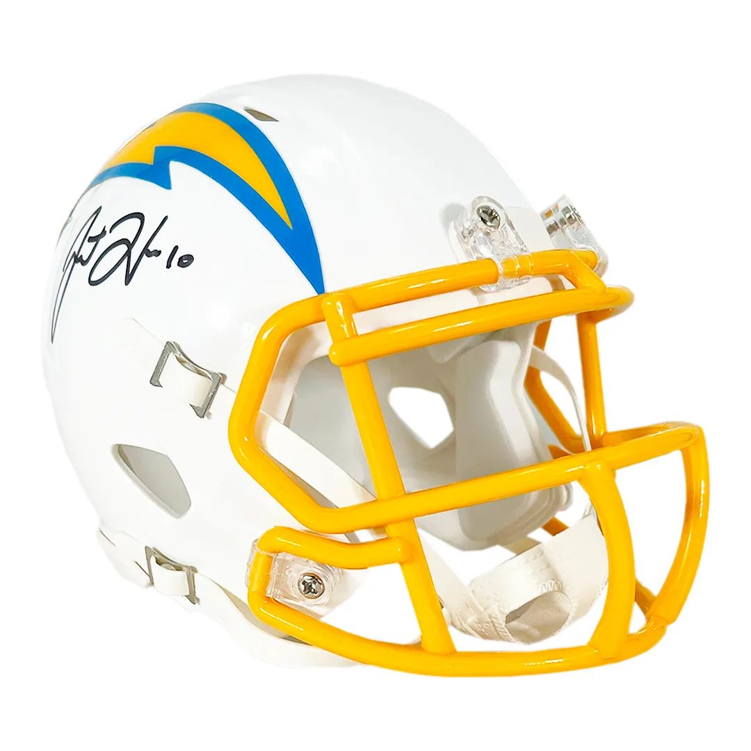 Justin Herbert Signed Los Angeles Chargers Speed Mini Football Helmet (Beckett)