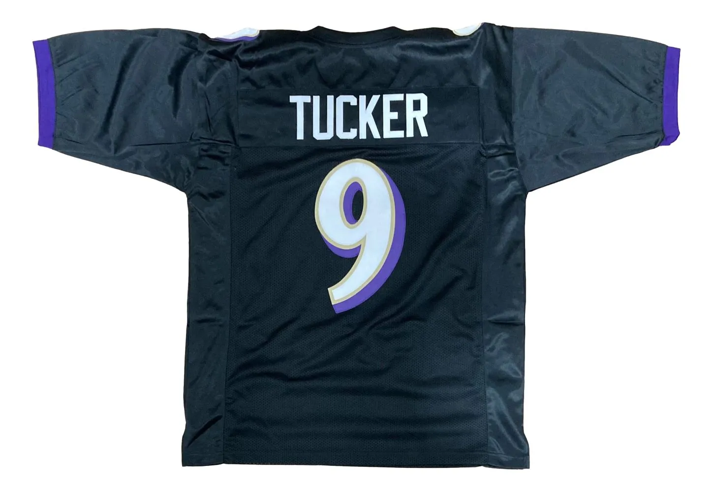 Justin Tucker Baltimore Black Football Jersey