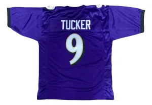 Justin Tucker Baltimore Purple Football Jersey