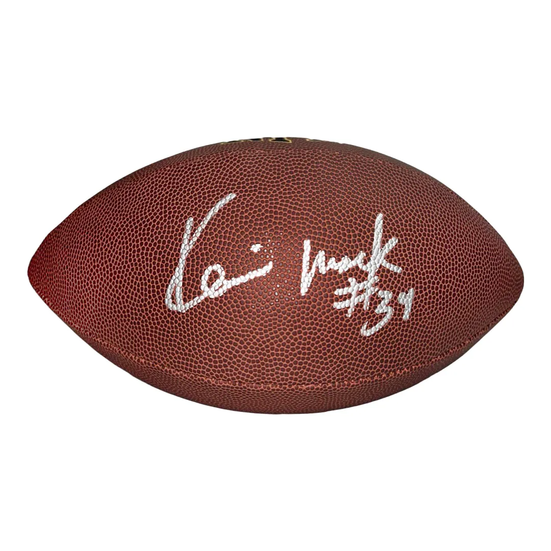 Kevin Mack Signed Wilson Official NFL Replica Football (JSA)