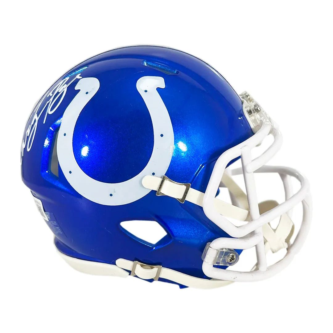 Kwity Paye Signed Indianapolis Colts Flash Mini Football Helmet (Beckett)