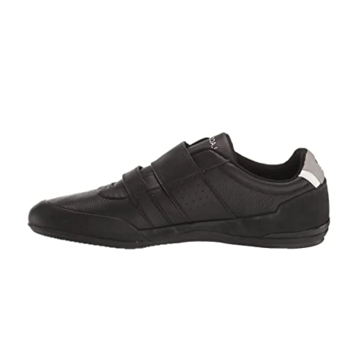 LACOSTE 7-45CMA00182A2 MISANO STRAP MN'S (Medium) Black/Light Grey Leather & Synthetic Lifestyle Shoes