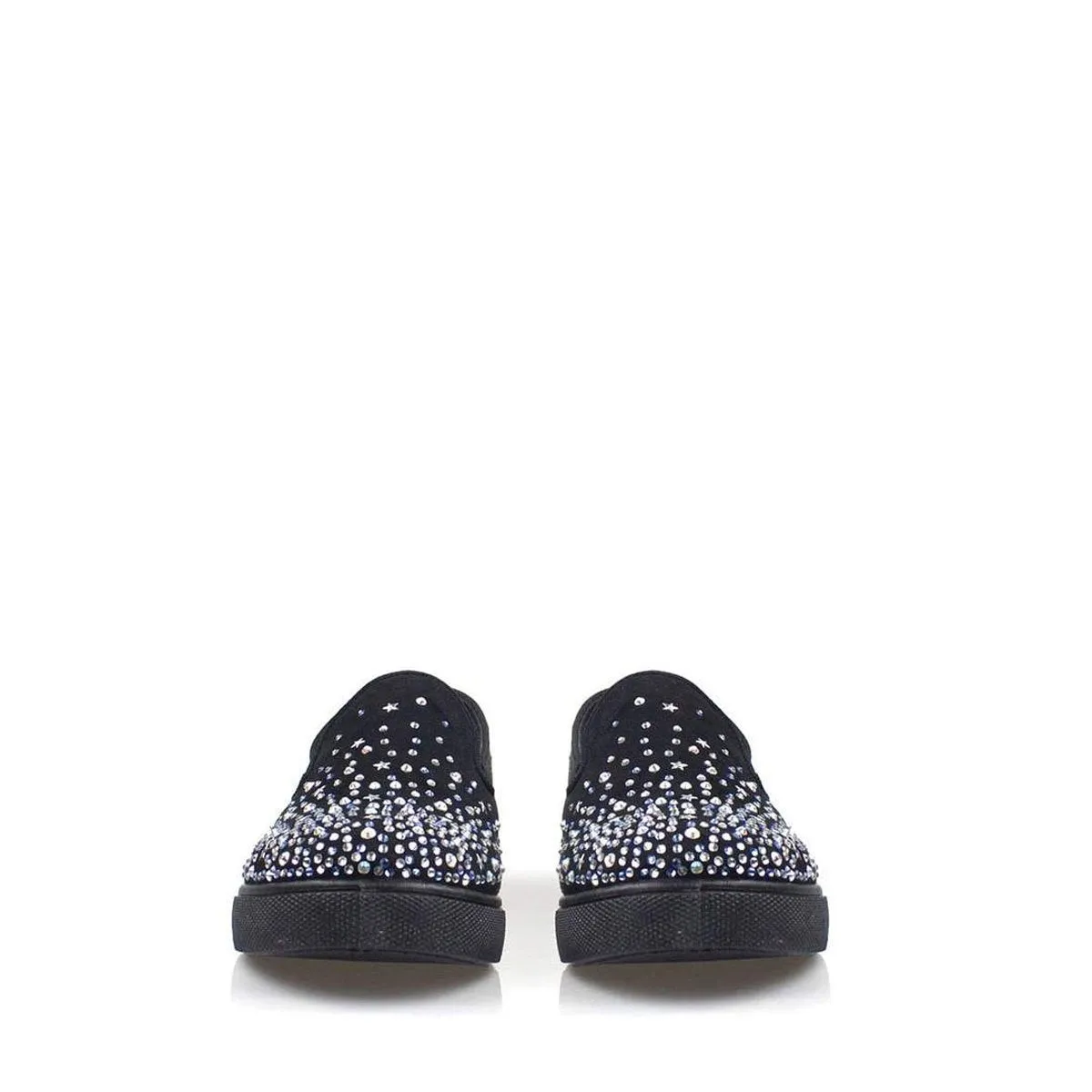 Laura Flat Diamante Star Trim Skater Shoe