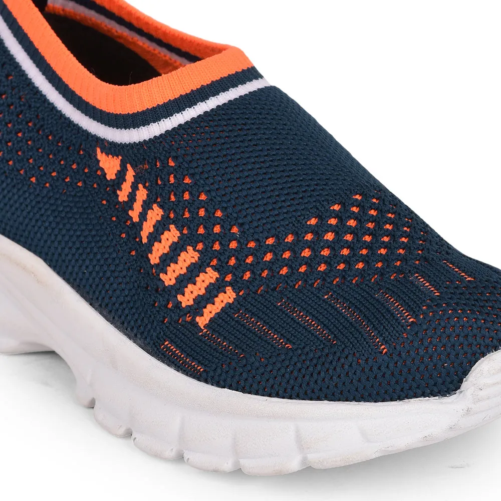 Leap7x Non Lacing Casual Shoes For Kids (Navy Blue) By Liberty