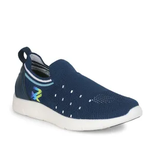 Leap7x Non Lacing Sports Shoes For Ladies (N.Blue) TOKYO-1 By Liberty