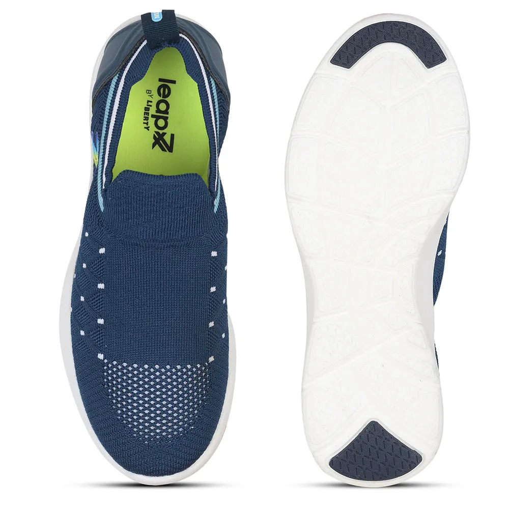 Leap7x Non Lacing Sports Shoes For Ladies (N.Blue) TOKYO-1 By Liberty