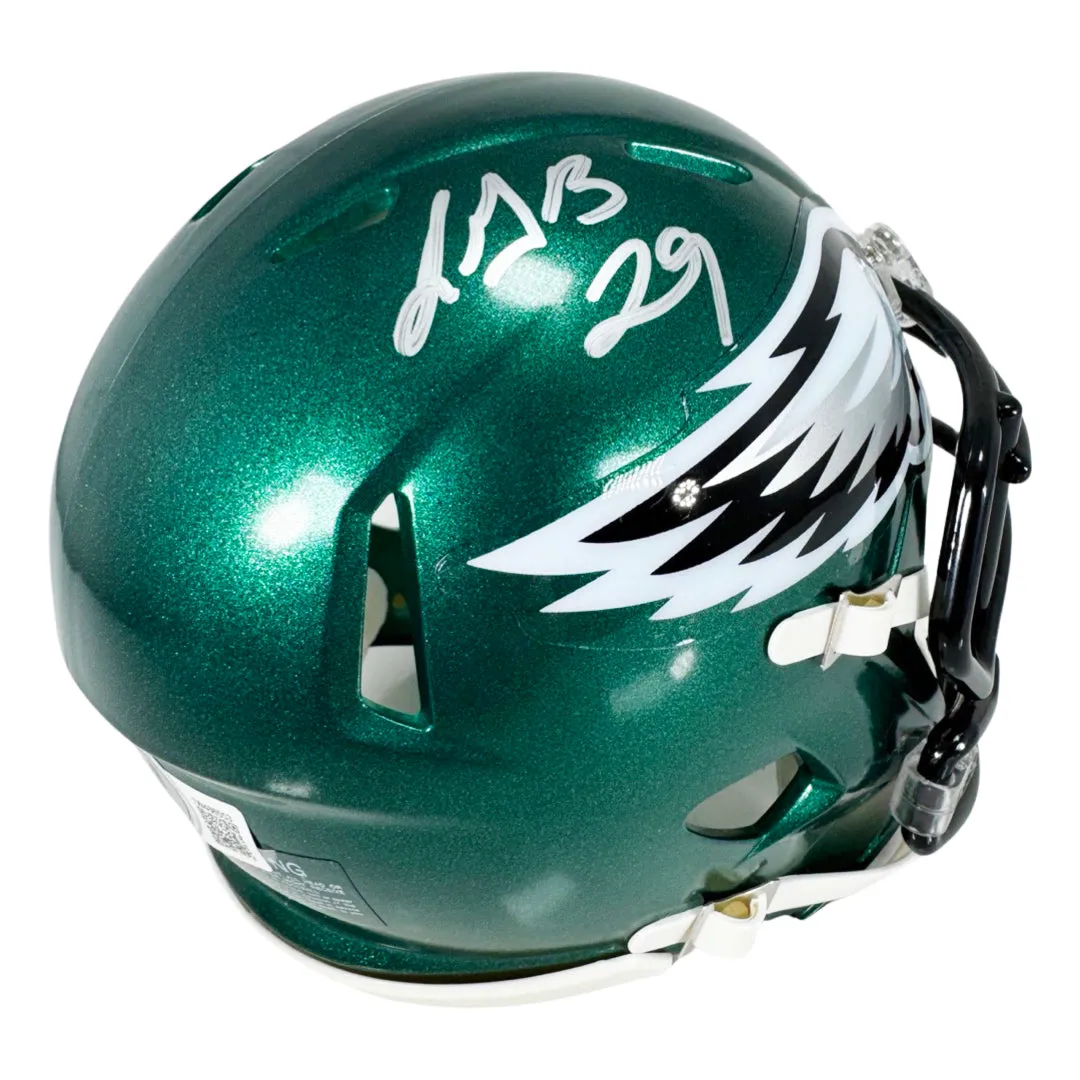 LeGarrette Blount Signed Philadelphia Eagles Speed Mini Football Helmet (Beckett)