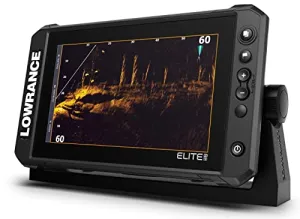 Lowrance Elite FS 9 Fish Finder with ActiveTarget Live Sonar, Preloaded C-MAP Contour  Charts