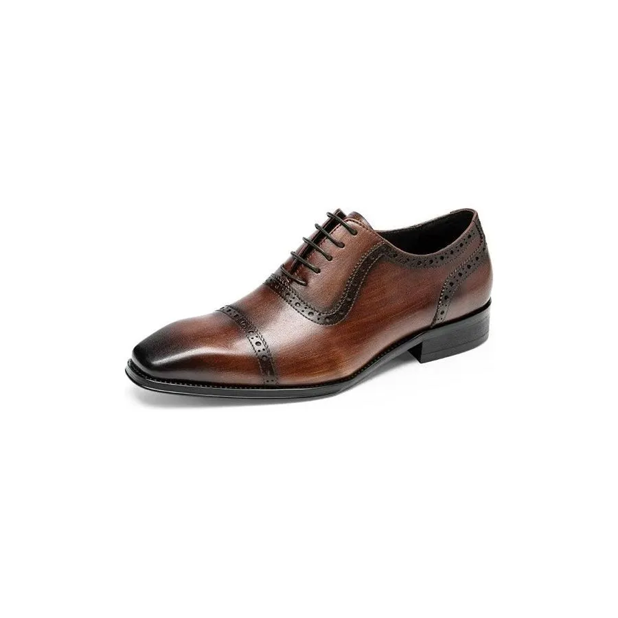 LuxeLeather Classy Brogues