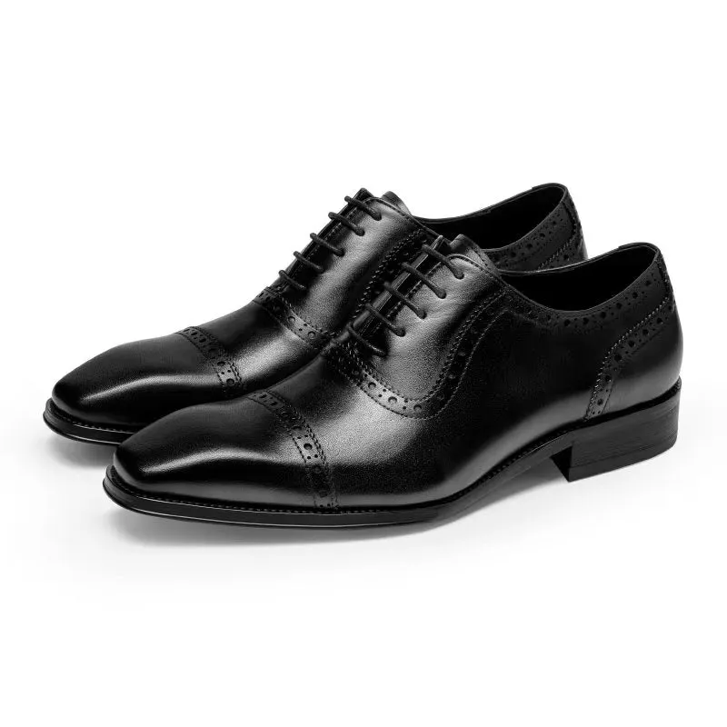 LuxeLeather Classy Brogues