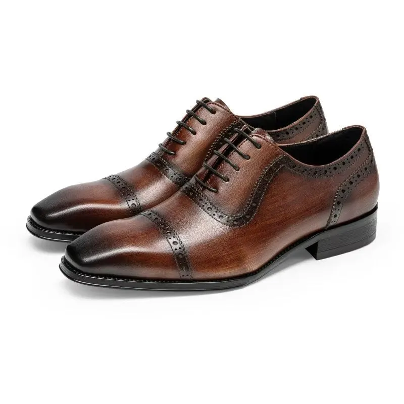 LuxeLeather Classy Brogues