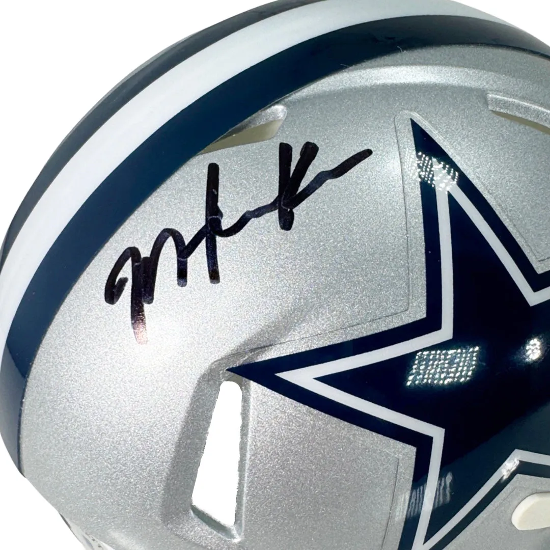 Malik Hooker Signed Dallas Cowboys Speed Mini Football Helmet (JSA)