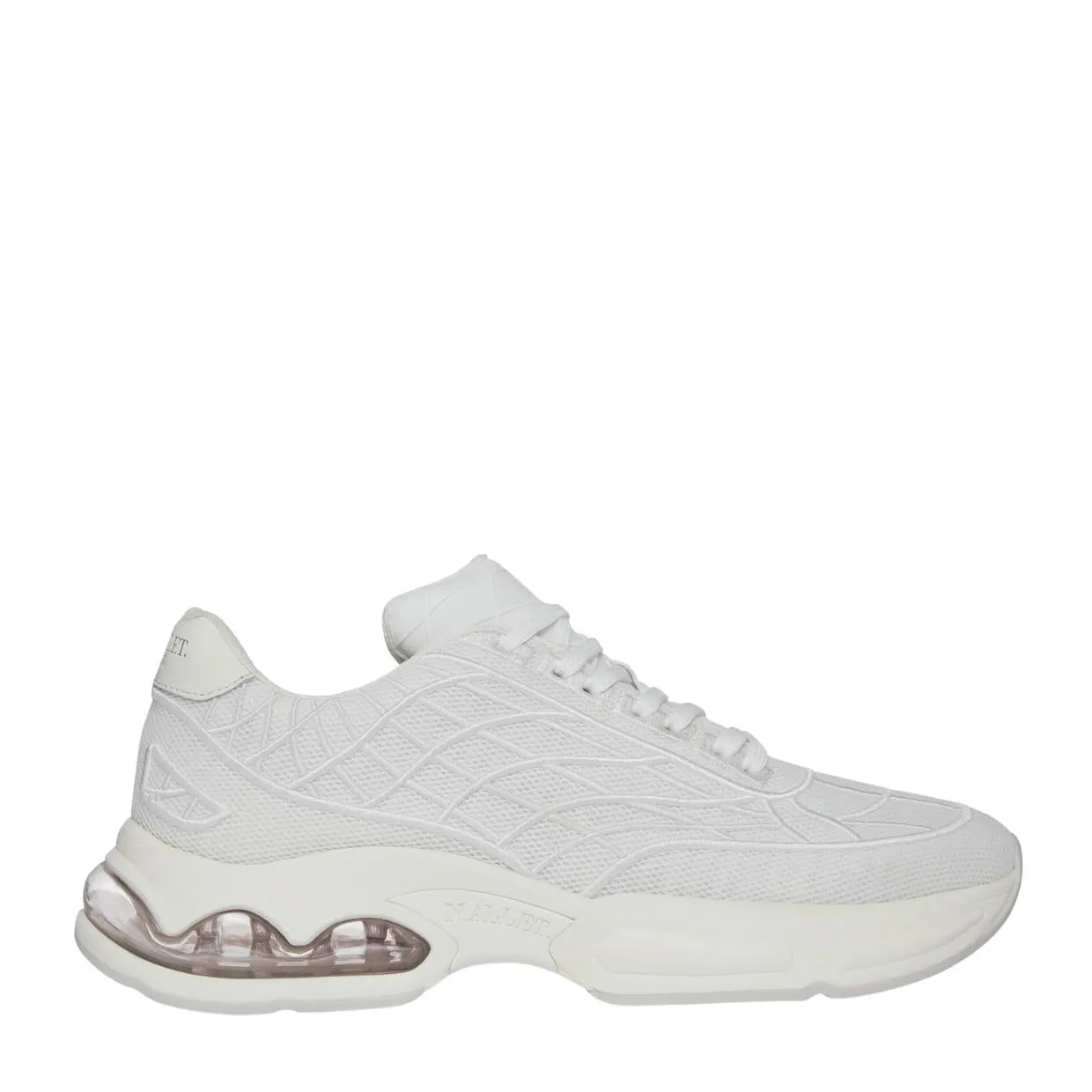 Mallet London Neptune White Stitch Trainers