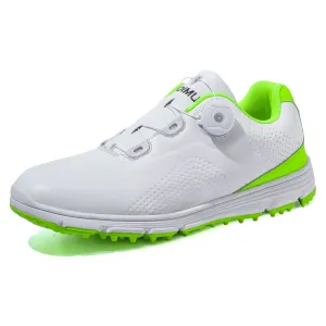 Men's Leather Golf Shoes Waterproof Non-slip Spike less Golf Shoes | 20626