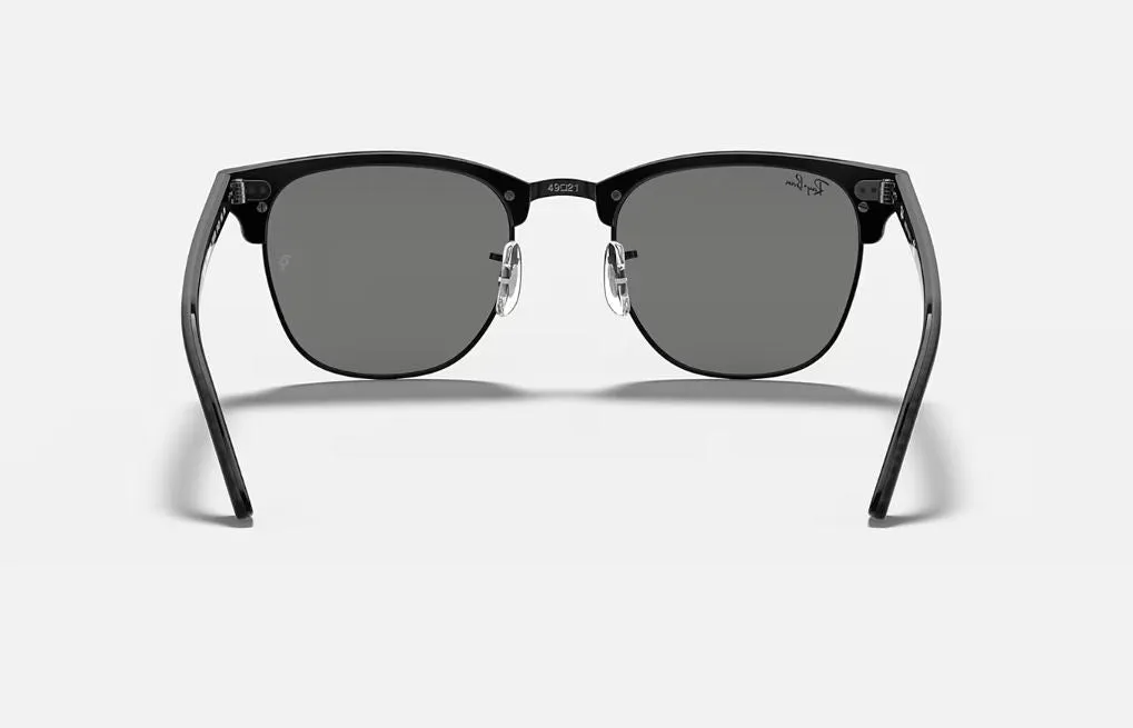 Mens Ray Ban Sunglasses Rb3016 Clubmaster Marble Black/ Dark Grey Sunnies - M