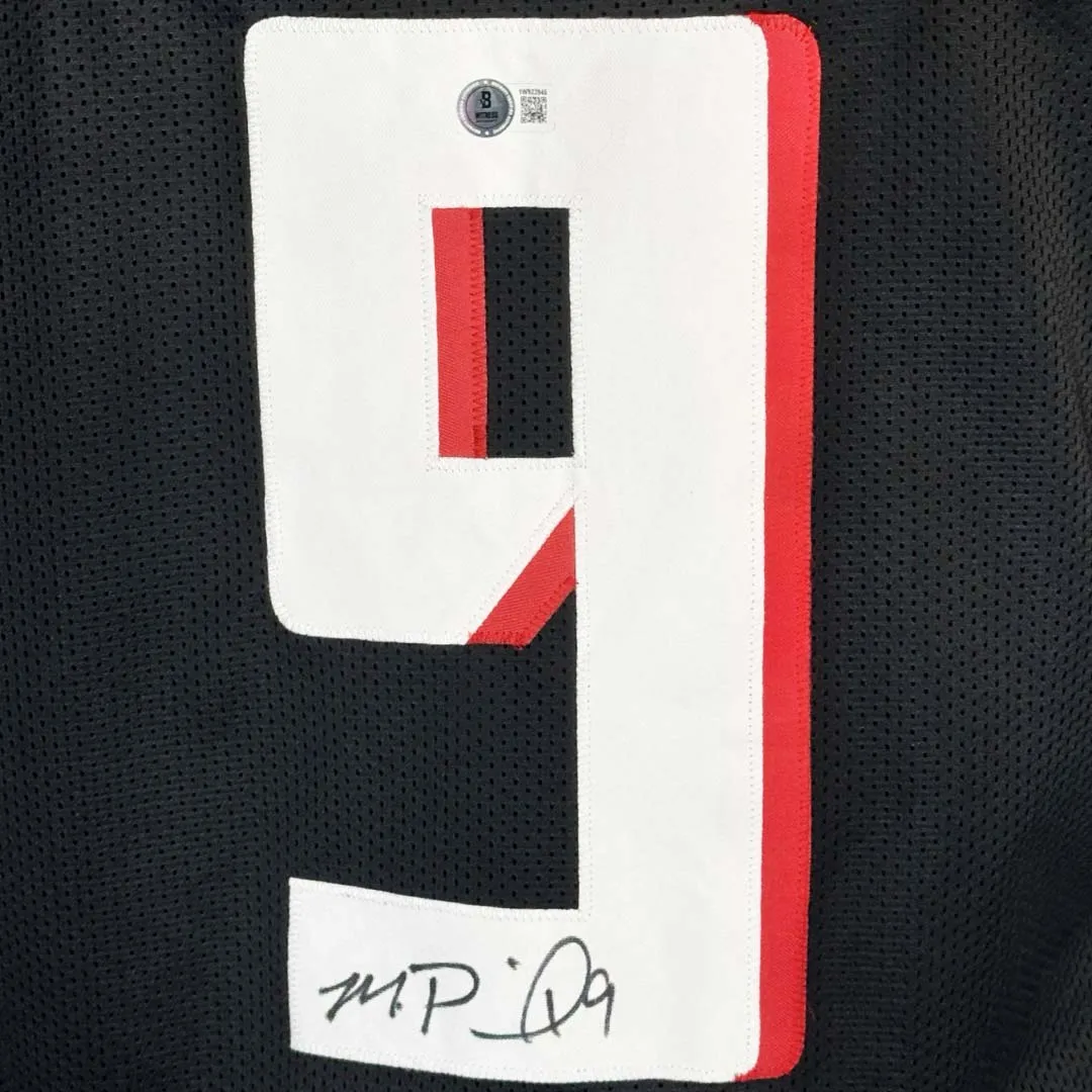 Michael Penix Jr. Signed Atlanta Black Football Jersey (Beckett)