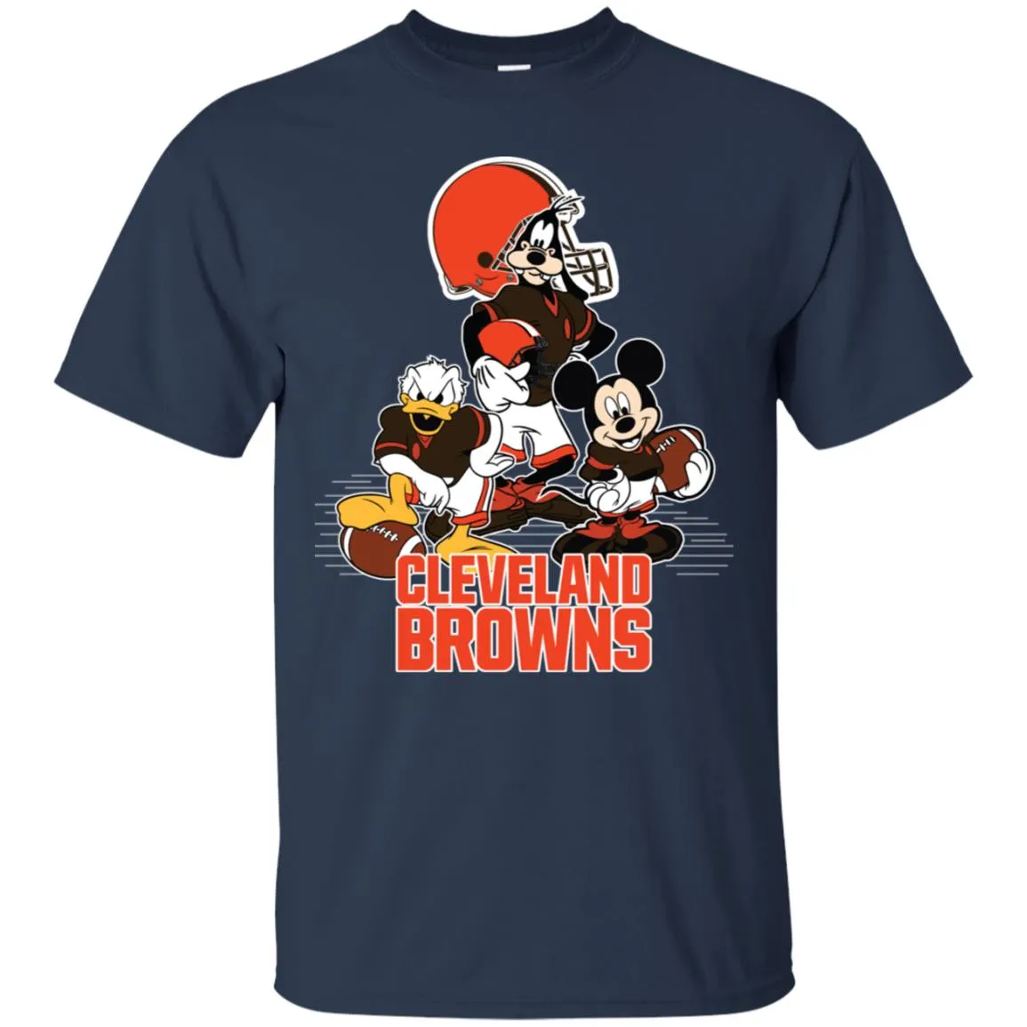 Mickey Mouse Cleveland Browns American Football Nfl Sports Shirt