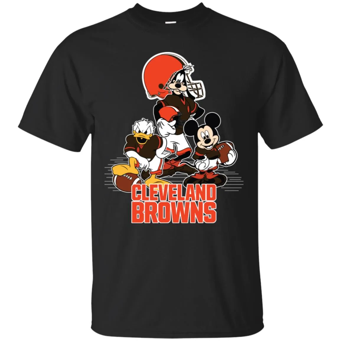 Mickey Mouse Cleveland Browns American Football Nfl Sports Shirt