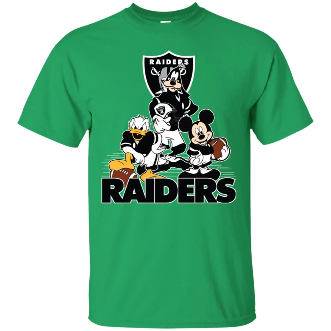 Mickey Mouse Oakland Raiders American Football Nfl Sports Shirt