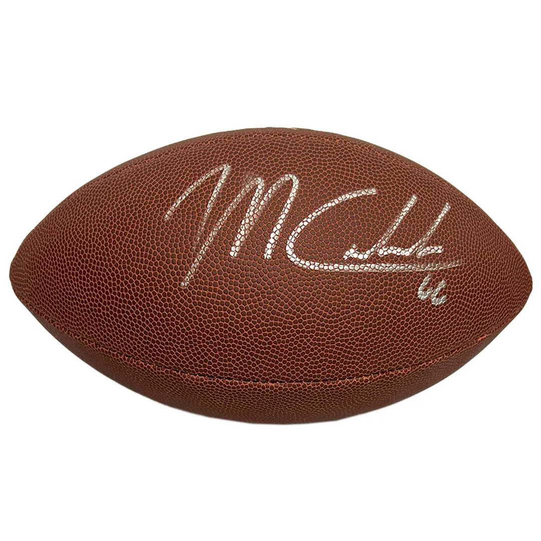 Mike Caliendo Signed Kansas City Chiefs Wilson Official NFL Replica Football (Beckett)