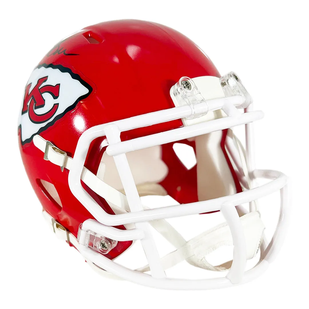 Mike Danna Signed Kansas City Chiefs Speed Mini Football Helmet (Beckett)