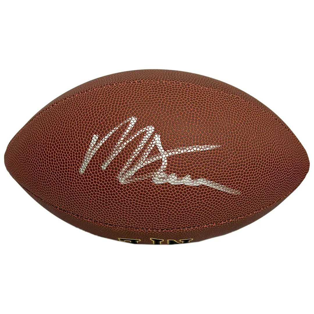 Mike Danna Signed Kansas City Chiefs Wilson Official NFL Replica Football (Beckett)