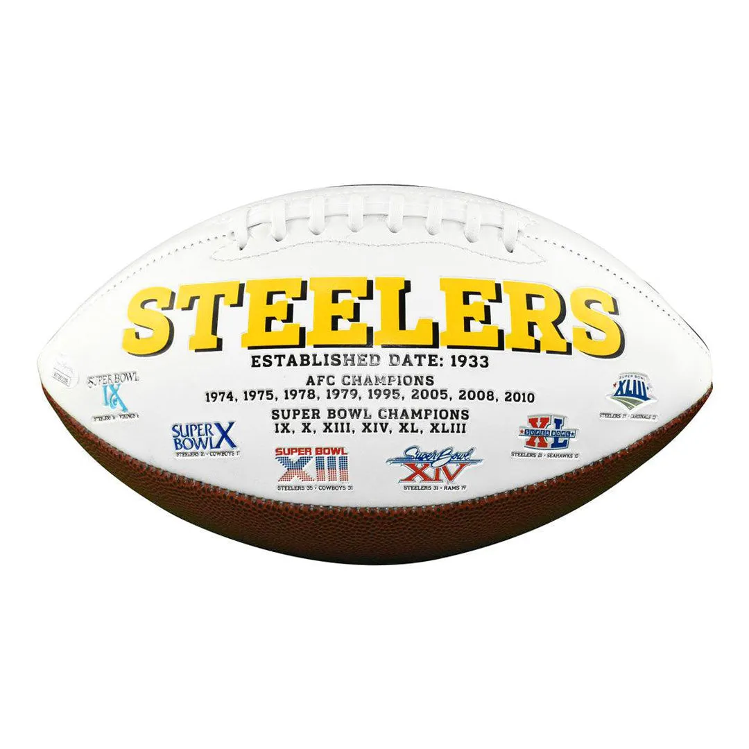 Najee Harris Signed Pittsburgh Steelers Official NFL Team Logo Football (JSA)