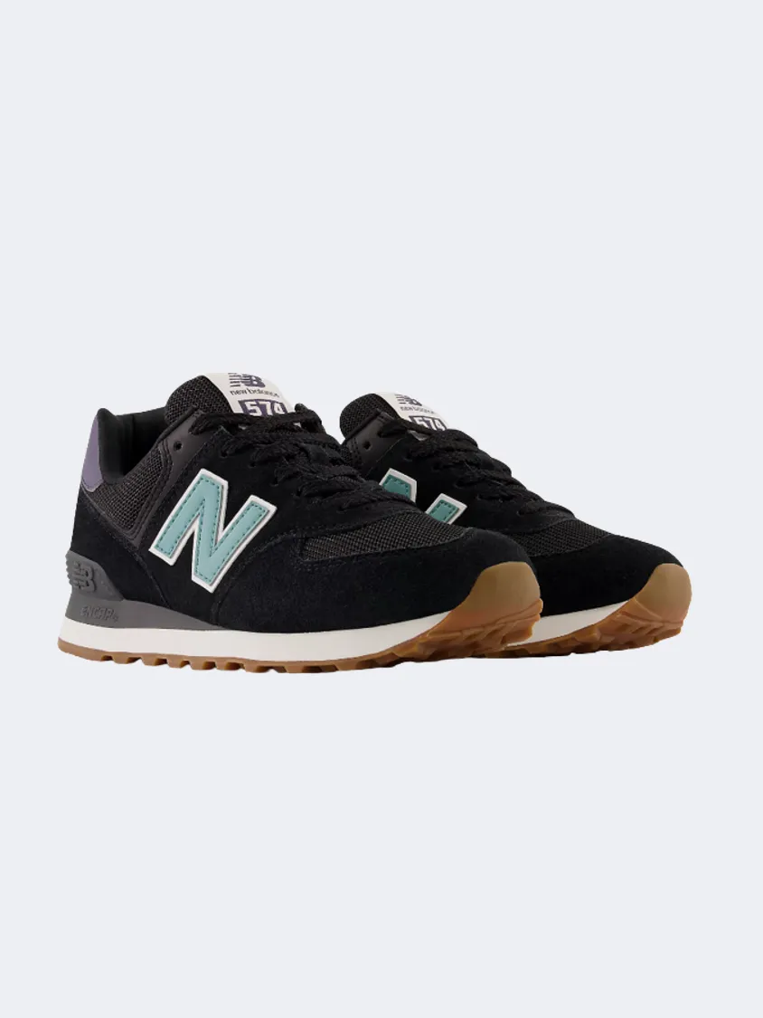 New Balance 574 Women Lifestyle Shoes Black