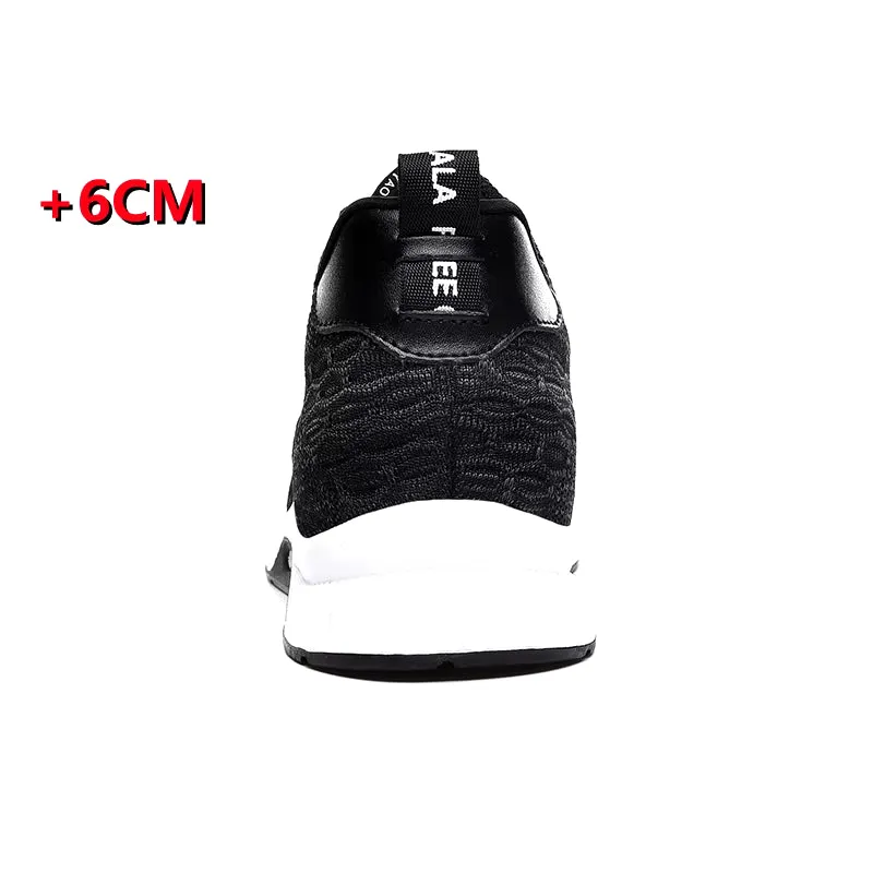 New Elevator Shoes Men Sneakers Heightening Shoes Height Increase Shoes Insoles 6CM Man Daily Life Height Increasing Shoes