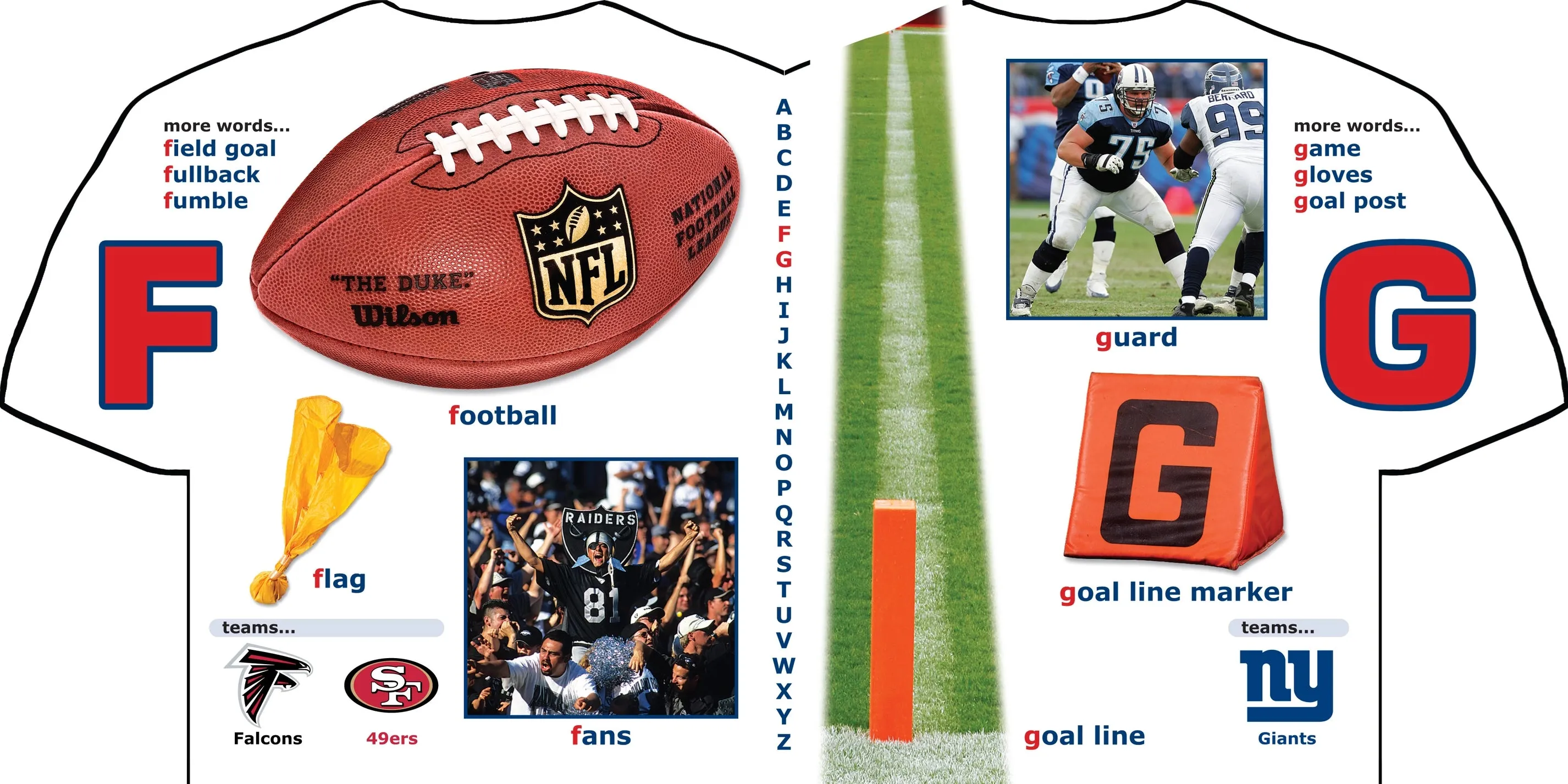 NFL Football ABC Book